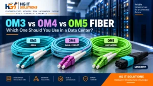 OM3 vs OM4 vs OM5 fiber comparison for data center applications